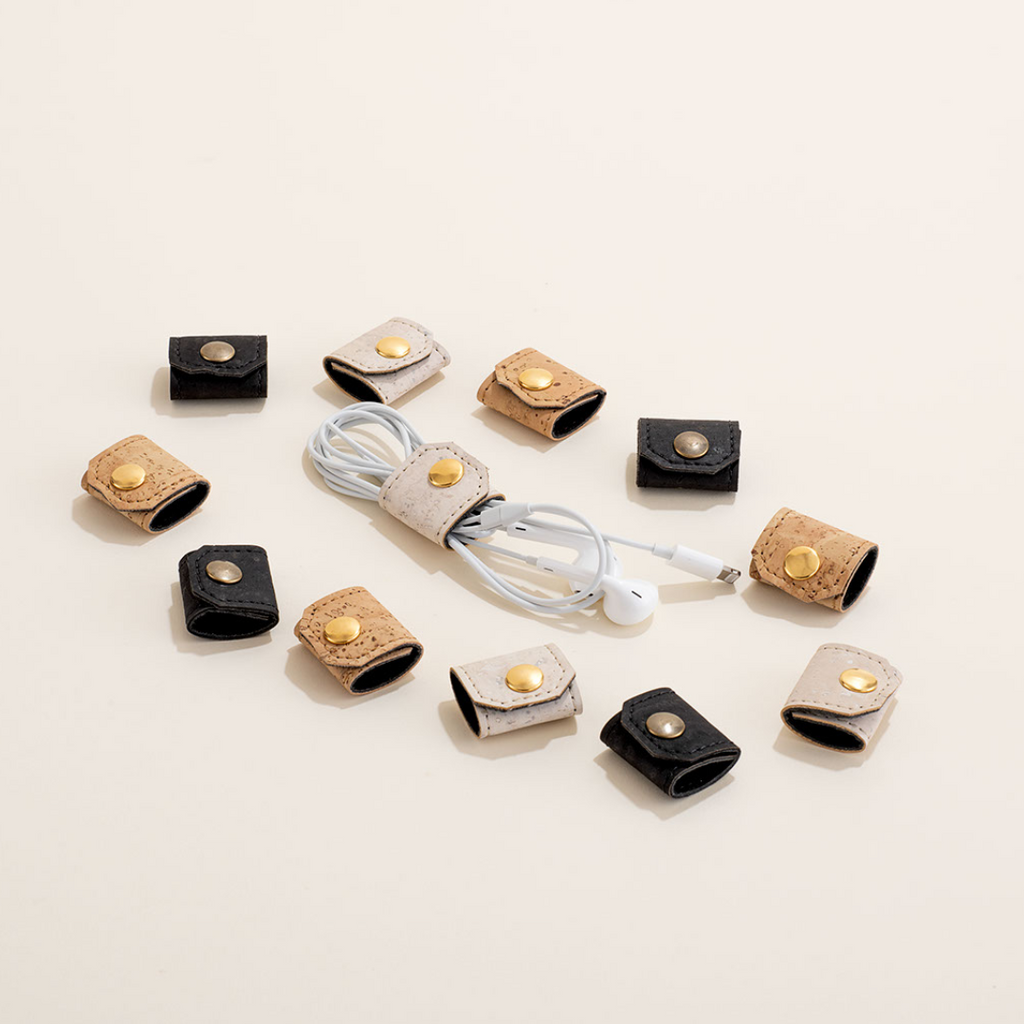 Cork Cable Organizers — Set of 4