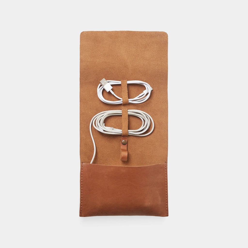 Weekend Leather Tech Organizer